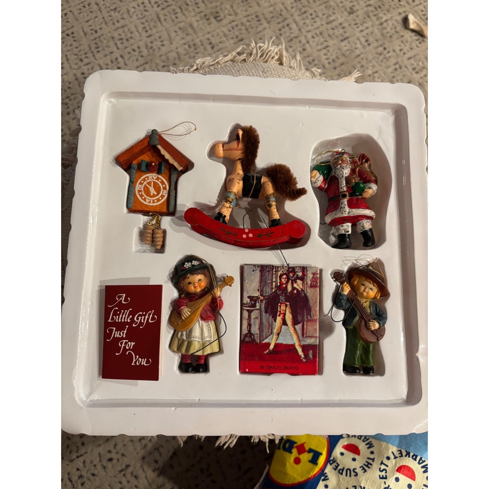 Vintage Bradford "Cherishables" Old World Theme Christmas Ornament Collection